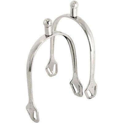 SARTORE Herren Balkenhol Teardrop Sporen Aus Edelstahl SARTORE Herren Balkenhol Teardrop Sporen Aus Edelstahl