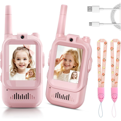 OEM Walkie-talkie Für Kinder Mit Hd-kamera, Ohne Wlan, Für Kinder Von 3–8 Jahren, Roboter, Usb-c, 650 Mah Akku, Für Rollenspiele Im Freien OEM Walkie-talkie Für Kinder Mit Hd-kamera, Ohne Wlan, Für Kinder Von 3–8 Jahren, Roboter, Usb-c, 650 Mah Akku, Für Rollenspiele Im Freien