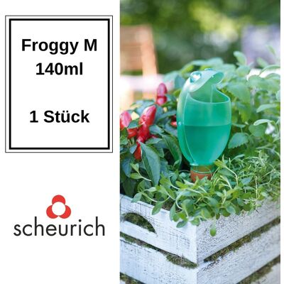 Scheurich - Bewässerungssystem Froggy M 1x Grün 140 Ml Vol. Wasserspender Wasserspender Froggy M 140 Ml Scheurich - Bewässerungssystem Froggy M 1x Grün 140 Ml Vol. Wasserspender Wasserspender Froggy M 140 Ml