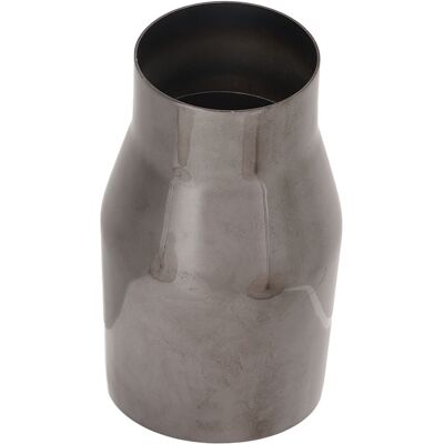 HEAT Auspuffendrohr Aus Schwarzem Edelstahl, 60 Mm Einlass, 89 Mm Auslass, Einzelrohradapter, Elegante Ausführung Für Pkw HEAT Auspuffendrohr Aus Schwarzem Edelstahl, 60 Mm Einlass, 89 Mm Auslass, Einzelrohradapter, Elegante Ausführung Für Pkw