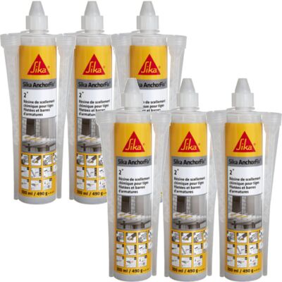 SIKA AnkerFix 2 Plus - Grau - 300 ml - Harz SIKA AnkerFix 2 Plus - Grau - 300 ml - Harz