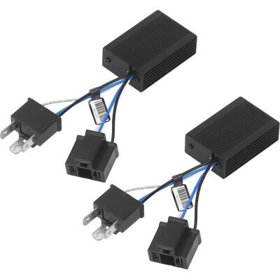 HEAT 2 Stück Led-scheinwerfer-decoder Aus Aluminiumlegierung, Tragbar, Universell, Fehlercode-warnungsunterdrücker HEAT 2 Stück Led-scheinwerfer-decoder Aus Aluminiumlegierung, Tragbar, Universell, Fehlercode-warnungsunterdrücker