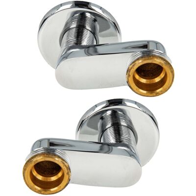 S-anschluss Versetzt Um 40 Mm, Für Wandarmaturen, 2-er Set - Tecuro S-anschluss Versetzt Um 40 Mm, Für Wandarmaturen, 2-er Set - Tecuro