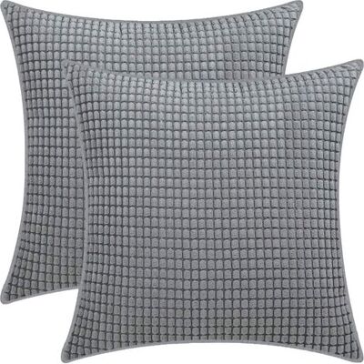 OEM Kissenbezug Mit Maiskornmuster, Weicher Cord-kissenbezug, Sofakissenbezug Für Wohnzimmer, Schlafzimmer, Dekoration (2 Stück, Dunkelgrau, 45 X 45 Cm) OEM Kissenbezug Mit Maiskornmuster, Weicher Cord-kissenbezug, Sofakissenbezug Für Wohnzimmer, Schlafzimmer, Dekoration (2 Stück, Dunkelgrau, 45 X 45 Cm)