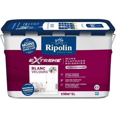 Ripolin Samtweiß Farbe - 5L - Wände & Decken Ripolin Samtweiß Farbe - 5L - Wände & Decken