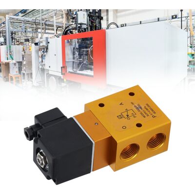 JUTE Dreiwege-, Zweistellungs-, Vorgesteuertes Umkehrmagnetventil, Sg23jd-15p G1/2", 24 V Dc JUTE Dreiwege-, Zweistellungs-, Vorgesteuertes Umkehrmagnetventil, Sg23jd-15p G1/2", 24 V Dc