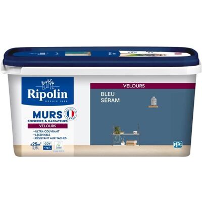 RIPOLIN Blau Wanddekoration & Heizkörperfarbe - Hohe Deckkraft, Einfach Aufzutragen RIPOLIN Blau Wanddekoration & Heizkörperfarbe - Hohe Deckkraft, Einfach Aufzutragen