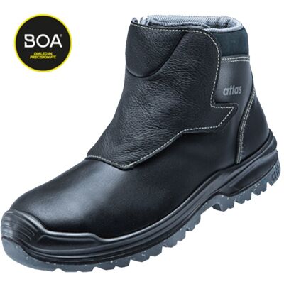 Knöchelhoher Sicherheitsschweisserstiefel S3p Xr Duo 8650 Boa Hi Hro Atlas Gr. 44 Knöchelhoher Sicherheitsschweisserstiefel S3p Xr Duo 8650 Boa Hi Hro Atlas Gr. 44