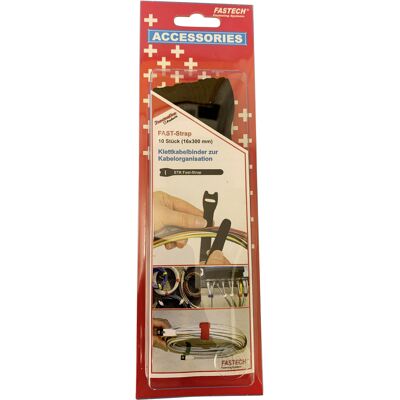 Fastech 803-330C Klettband - 304x16mm Schwarz - 10 St Fastech 803-330C Klettband - 304x16mm Schwarz - 10 St