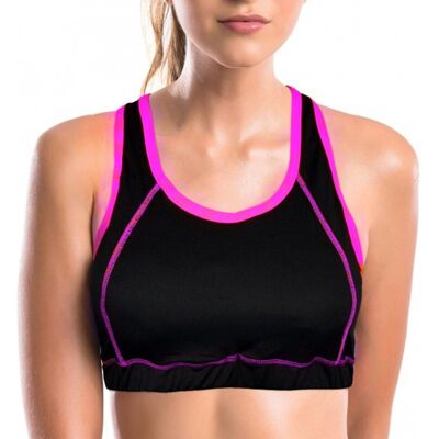 TRADE SHOP TRAESIO Trade Shop - Sport Bh Mod. Vanille In Fluoreszierenden Farben Mit Dst16112 Rudern Zurück - L-xl Fuchsie TRADE SHOP TRAESIO Trade Shop - Sport Bh Mod. Vanille In Fluoreszierenden Farben Mit Dst16112 Rudern Zurück - L-xl Fuchsie