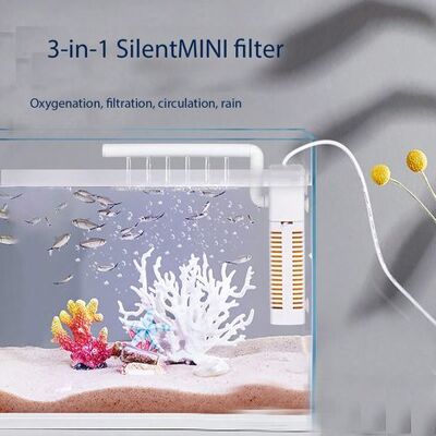NONAME Kleine, Multifunktionale Tauchpumpe Für Aquarien, Geräuscharmer 3-in-1-usb-filter Mit Umwälzung Und Sauerstoffanreicherung NONAME Kleine, Multifunktionale Tauchpumpe Für Aquarien, Geräuscharmer 3-in-1-usb-filter Mit Umwälzung Und Sauerstoffanreicherung