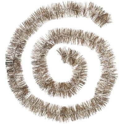 ATMOSPHERA Weihnachtsgirlande Breiter Festonierter Rand Grau 75x4x2m - Champagnerglanz ATMOSPHERA Weihnachtsgirlande Breiter Festonierter Rand Grau 75x4x2m - Champagnerglanz