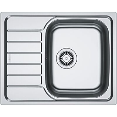 Franke Einbauspüle Spark Skl 611-62/50 , Edelstahl Glatt, Drehknopf Chrom Franke Einbauspüle Spark Skl 611-62/50 , Edelstahl Glatt, Drehknopf Chrom
