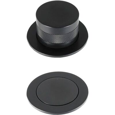 Caressi Capdebk Drehknopf Versenkbar, Drehknopf Für Caressi Spülen, Schwarz Matt, Bohrloch 35 Mm, Nachrüst-set Caressi Capdebk Drehknopf Versenkbar, Drehknopf Für Caressi Spülen, Schwarz Matt, Bohrloch 35 Mm, Nachrüst-set
