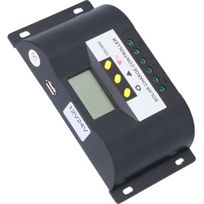 HEAT Intelligenter Solarladeregler Mit Einstellbaren Timer-steuerungsmodi, Lcd-display, Solarregler Für Gleichstromlasten Bis 50 A HEAT Intelligenter Solarladeregler Mit Einstellbaren Timer-steuerungsmodi, Lcd-display, Solarregler Für Gleichstromlasten Bis 50 A