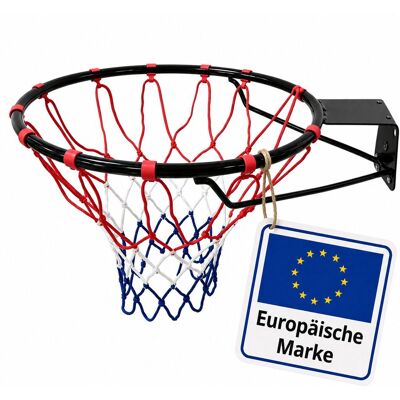 Relaxdays Basketballkorb Wandmontage, Inkl. Netz & Dübel, Outdoor Geeignet, Ø: 45 Cm, Basketballring Eisen, Schwarz Relaxdays Basketballkorb Wandmontage, Inkl. Netz & Dübel, Outdoor Geeignet, Ø: 45 Cm, Basketballring Eisen, Schwarz