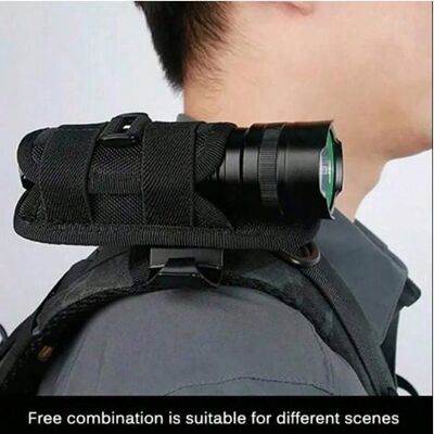 NONAME Robustes Gürtelholster Für Taschenlampen, Zubehör Für Jagdlampen, Überlebensausrüstung, Um 360° Drehbarer Lederhalter NONAME Robustes Gürtelholster Für Taschenlampen, Zubehör Für Jagdlampen, Überlebensausrüstung, Um 360° Drehbarer Lederhalter
