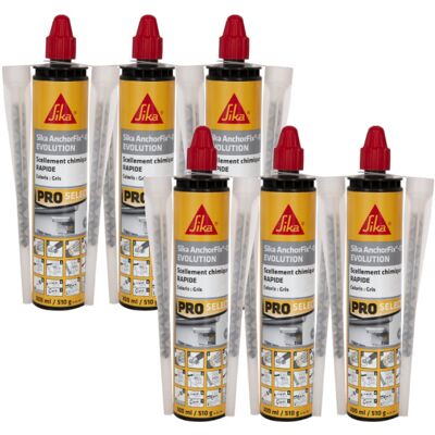 SIKA Anchorfix-1 Evolution Dichtstoff - 6er Pack - Grau SIKA Anchorfix-1 Evolution Dichtstoff - 6er Pack - Grau