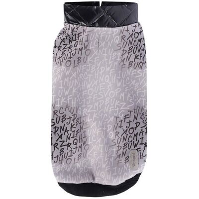 RECORD Urban Cappottino 25 Cm: Cappottino Per Cani Grigio Modello Urban RECORD Urban Cappottino 25 Cm: Cappottino Per Cani Grigio Modello Urban