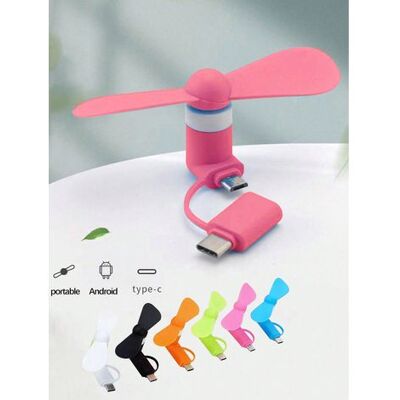 NONAME Tragbarer Ventilator Für Android-smartphones Mit Usb-c-anschluss, Kompatibel Mit Usb-c-geräten, Ideal Für Den Sommerurlaub, Himmelblau NONAME Tragbarer Ventilator Für Android-smartphones Mit Usb-c-anschluss, Kompatibel Mit Usb-c-geräten, Ideal Für Den Sommerurlaub, Himmelblau