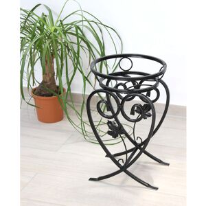 Dandibo - Blumenständer Metall Schwarz 49 cm Blumenhocker KW420 Pflanzensäule Pflanzenständer Blumensäule Klein Dandibo - Blumenständer Metall Schwarz 49 cm Blumenhocker KW420 Pflanzensäule Pflanzenständer Blumensäule Klein