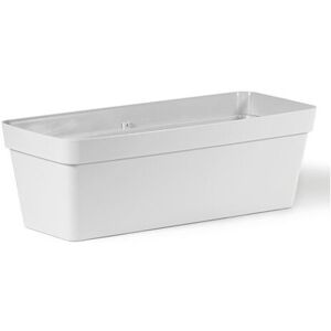 VECA Weiße Rechteckige Pflanzkübel - 50cm - Garten & Terrasse Dekor VECA Weiße Rechteckige Pflanzkübel - 50cm - Garten & Terrasse Dekor