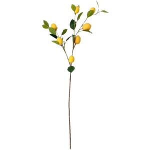 CARMDERING Künstliche Zitronenzweige als Dekoration, realistischer und naturgetreuer Zitroneneffekt, rustikaler Stil, für das Wohnzimmer CARMDERING Künstliche Zitronenzweige als Dekoration, realistischer und naturgetreuer Zitroneneffekt, rustikaler Stil, für das Wohnzimmer