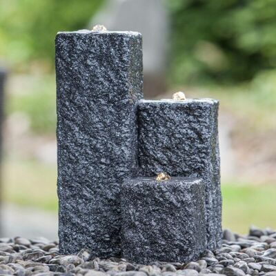 Heissner - Gartenbrunnen Neptun Led Schwarz Heissner - Gartenbrunnen Neptun Led Schwarz