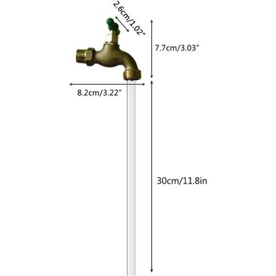 HEAT Unsichtbarer, Schwimmender Wasserhahn/brunnen Für Die Gartendekoration, Magischer Effekt Mit Pumpe, Wasserdicht, Edelstahl HEAT Unsichtbarer, Schwimmender Wasserhahn/brunnen Für Die Gartendekoration, Magischer Effekt Mit Pumpe, Wasserdicht, Edelstahl