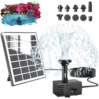 OEM Solar-gartenbrunnen, Klein, Verbesserte Ausführung, Aus Glas, Mit Solar-teichpumpe, 3 M Kabel Und 10 Solardüsen, Gartenteichbrunnen, Brunnen, Vogeltränke OEM Solar-gartenbrunnen, Klein, Verbesserte Ausführung, Aus Glas, Mit Solar-teichpumpe, 3 M Kabel Und 10 Solardüsen, Gartenteichbrunnen, Brunnen, Vogeltränke