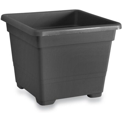 OEM Quadratische Vase Anthrazit - 38 Cm OEM Quadratische Vase Anthrazit - 38 Cm
