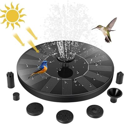 OEM Jsdoin Solar-gartenbrunnen Mit Pumpe Und 7 Düsen, Vogeltränke, Teich, Terrasse, Gartendekoration OEM Jsdoin Solar-gartenbrunnen Mit Pumpe Und 7 Düsen, Vogeltränke, Teich, Terrasse, Gartendekoration