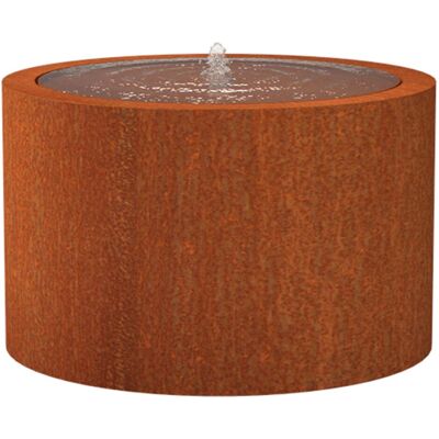 Adezz Wassertisch Rund Corten-stahl Rost Wasserspiel Led Verschiedene Größen 120x75 Cm Adezz Wassertisch Rund Corten-stahl Rost Wasserspiel Led Verschiedene Größen 120x75 Cm