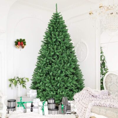 Costway 275 cm Künstlicher Weihnachtsbaum mit 3594 Spitzen - Tannenbaum Costway 275 cm Künstlicher Weihnachtsbaum mit 3594 Spitzen - Tannenbaum