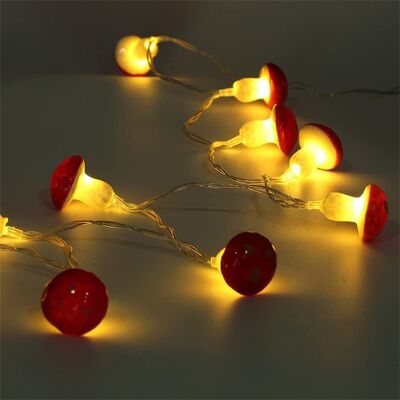 HEAT 20 Led-lichterketten In Pilzform, Led-lichtstreifen, Gartendekoration Für Weihnachten, Hochzeiten Und Partys HEAT 20 Led-lichterketten In Pilzform, Led-lichtstreifen, Gartendekoration Für Weihnachten, Hochzeiten Und Partys
