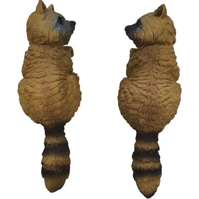FD Figurendiscounter Waschbär Zum Hängen 37x13x11cm Polyresin Wetterfest Dekofigur FD Figurendiscounter Waschbär Zum Hängen 37x13x11cm Polyresin Wetterfest Dekofigur