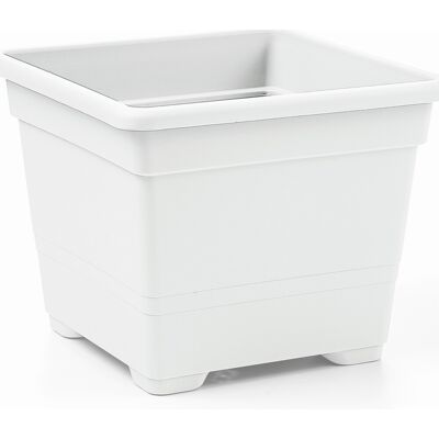 OEM Quadratische Vase Weiß - 18 Cm OEM Quadratische Vase Weiß - 18 Cm