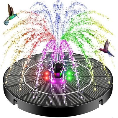 OEM Szmp 2026 Neuer Solar-gartenbrunnen Für Den Außenbereich, 3,5 W Mit Farbigen Leds Und 2200-mah-akku, Solarpumpe Für Gartenteiche Mit 8 Düsen Für Vogeltränken, Gartendekoration Und Schwimmbad OEM Szmp 2026 Neuer Solar-gartenbrunnen Für Den Außenbereich, 3,5 W Mit Farbigen Leds Und 2200-mah-akku, Solarpumpe Für Gartenteiche Mit 8 Düsen Für Vogeltränken, Gartendekoration Und Schwimmbad