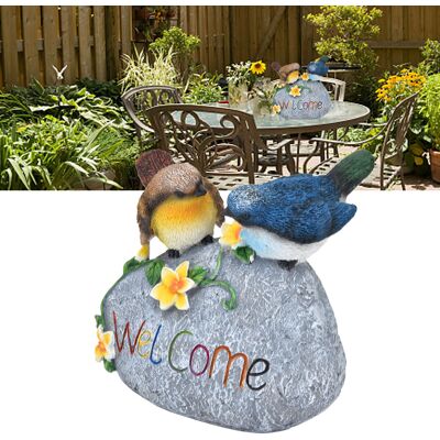 JUTE Gartendekorationen Mit Vögeln, Tierfiguren Aus Kunstharz, Skulpturen Und Willkommensfiguren Für Garten, Terrasse Und Rasen JUTE Gartendekorationen Mit Vögeln, Tierfiguren Aus Kunstharz, Skulpturen Und Willkommensfiguren Für Garten, Terrasse Und Rasen