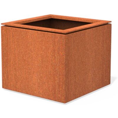 Adezz - Dipott Pflanzgefäß Domus Quadratisch Aus Corten-stahl Pflanzkübel 68x68x60 Cm Adezz - Dipott Pflanzgefäß Domus Quadratisch Aus Corten-stahl Pflanzkübel 68x68x60 Cm