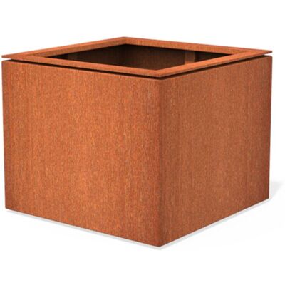 ADEZZ Dipott Pflanzgefäß Domus Quadratisch Aus Corten-stahl Pflanzkübel 82x82x70 Cm ADEZZ Dipott Pflanzgefäß Domus Quadratisch Aus Corten-stahl Pflanzkübel 82x82x70 Cm