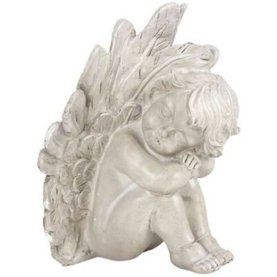 BURI 8x Dekorationsfigur Engel Polyresin Garten Innenbereich Rasen Skulptur Statue BURI 8x Dekorationsfigur Engel Polyresin Garten Innenbereich Rasen Skulptur Statue