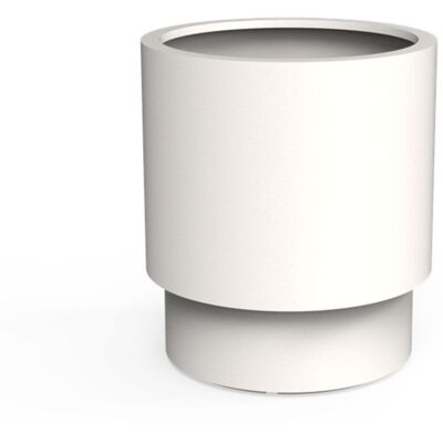 ADEZZ Dipott Pflanzgefäß Extend Rund Aus Aluminium Ral 9016 Verkehrsweiß Pflanzkübel Ø 80 Cm ADEZZ Dipott Pflanzgefäß Extend Rund Aus Aluminium Ral 9016 Verkehrsweiß Pflanzkübel Ø 80 Cm