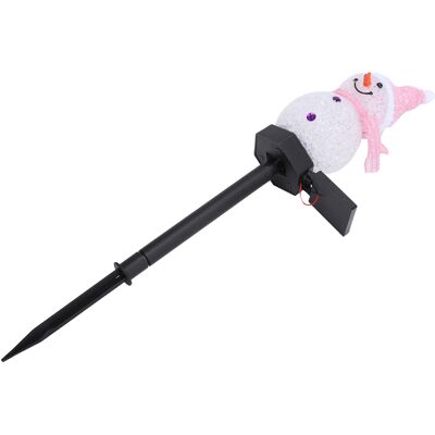HEAT Rosa Led-solar-schneemannlaterne, Gartendekoration, Wegbeleuchtung Für Weihnachten HEAT Rosa Led-solar-schneemannlaterne, Gartendekoration, Wegbeleuchtung Für Weihnachten