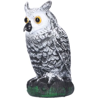 HEAT Künstliche Eulen-vogelscheuche Aus Kunststoff Für Den Garten, Schädlingsabwehr, 23 Cm HEAT Künstliche Eulen-vogelscheuche Aus Kunststoff Für Den Garten, Schädlingsabwehr, 23 Cm