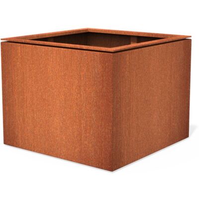 Adezz - Dipott Pflanzgefäß Domus Quadratisch Aus Corten-stahl Pflanzkübel 98x98x80 Cm Adezz - Dipott Pflanzgefäß Domus Quadratisch Aus Corten-stahl Pflanzkübel 98x98x80 Cm