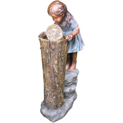 OEM Granimex Zhisheng Zauberin Polystone Brunnen Pumpe Led-beleuchtung Glaskugel Wasserspiel 83x41x23 Cm OEM Granimex Zhisheng Zauberin Polystone Brunnen Pumpe Led-beleuchtung Glaskugel Wasserspiel 83x41x23 Cm