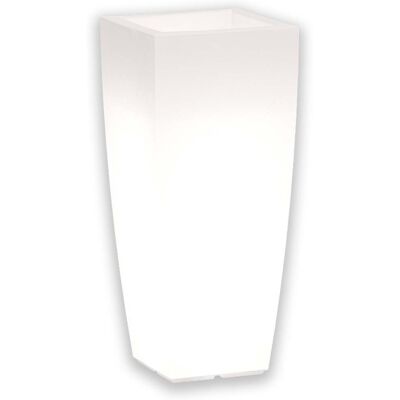 MONACIS Leuchtende Vase 'stilo Square Bright' Mit Dekoration, Mit Led, Für Den Außeneinsatz 'made In Italy -mehrfarbig / Square 33 Cm / Batterie MONACIS Leuchtende Vase 'stilo Square Bright' Mit Dekoration, Mit Led, Für Den Außeneinsatz 'made In Italy -mehrfarbig / Square 33 Cm / Batterie
