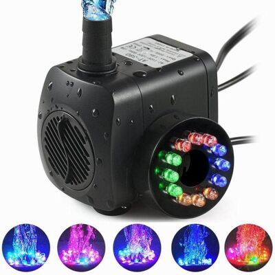 HEAT 16-w-led-tauchpumpe Mit Licht, Leise Und Kompakt, Für Gartenbrunnen, Teiche, Aquarien Oder Schwimmbecken HEAT 16-w-led-tauchpumpe Mit Licht, Leise Und Kompakt, Für Gartenbrunnen, Teiche, Aquarien Oder Schwimmbecken