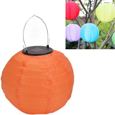 JUTE 20 Cm (8 Zoll) Große Led-solarlaterne Aus Wasserdichtem Nylongewebe, Solarbetrieben, Kein Stecker Erforderlich, Ideal Für Hochzeiten, Haus- Und Gartendekoration. Farbe: Orange. JUTE 20 Cm (8 Zoll) Große Led-solarlaterne Aus Wasserdichtem Nylongewebe, Solarbetrieben, Kein Stecker Erforderlich, Ideal Für Hochzeiten, Haus- Und Gartendekoration. Farbe: Orange.